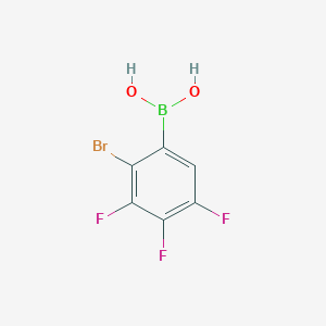(2-Bromo-3,4,5-trifluorophenyl)boronic acid - 