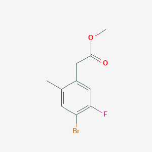 Methyl 2-(4-bromo-5-fluoro-2-methylphenyl)acetate - 