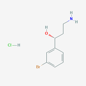 (R)-(3-bromophenyl)-beta-alaninol hydrochloride - 