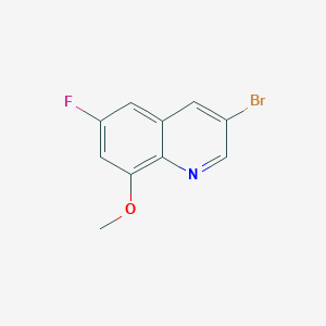 3-Bromo-6-fluoro-8-methoxyquinoline - 