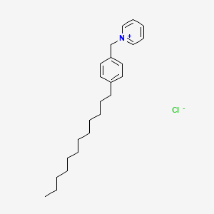 Pyridinium,1-[(4-dodecylphenyl)methyl]-, chloride (1:1) - 2667-22-3