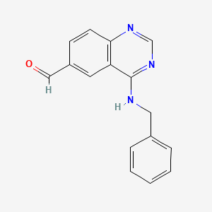 4-(Benzylamino)quinazoline-6-carbaldehyde - 648449-12-1
