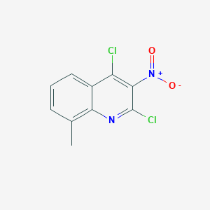 2,4-Dichloro-8-methyl-3-nitroquinoline - 