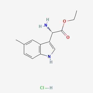 (S)-Ethyl 2-amino-2-(5-methyl-1H-indol-3-yl)acetate hydrochloride - 