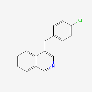4-[(4-Chlorophenyl)methyl]isoquinoline - 104755-77-3
