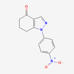 1-(4-Nitrophenyl)-6,7-dihydro-1H-indazol-4(5H)-one - 