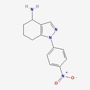 1-(4-Nitrophenyl)-4,5,6,7-tetrahydro-1H-indazol-4-amine - 
