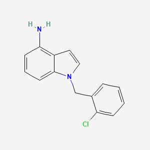 1-(2-Chlorobenzyl)-1H-indol-4-amine - 