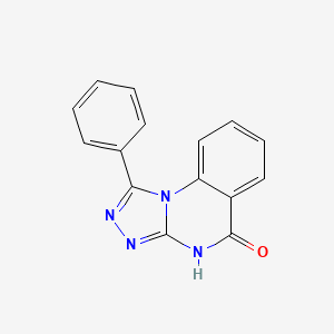 1-Phenyl[1,2,4]triazolo[4,3-a]quinazolin-5(3H)-one - 144151-24-6