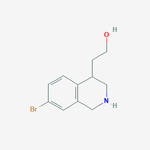 2-(7-Bromo-1,2,3,4-tetrahydroisoquinolin-4-YL)ethanol - 885268-64-4