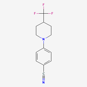 4-(4-Trifluoromethyl-piperidin-1-yl)-benzonitrile - 1159984-67-4