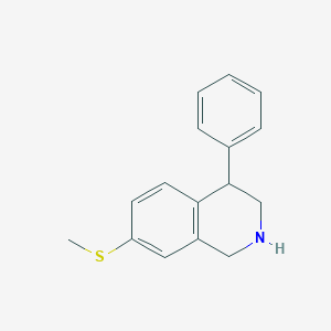 7-(Methylsulfanyl)-4-phenyl-1,2,3,4-tetrahydroisoquinoline - 106291-41-2