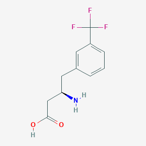 (3R)-3-amino-4-[3-(trifluoromethyl)phenyl]butanoic acid - 