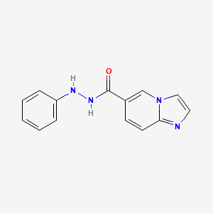 N'-Phenylimidazo[1,2-a]pyridine-6-carbohydrazide - 