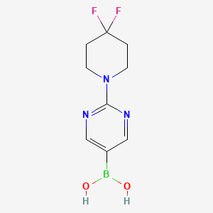 (2-(4,4-Difluoropiperidin-1-yl)pyrimidin-5-yl)boronic acid - 