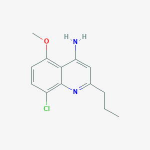 8-Chloro-5-methoxy-2-propylquinolin-4-amine - 1189106-00-0