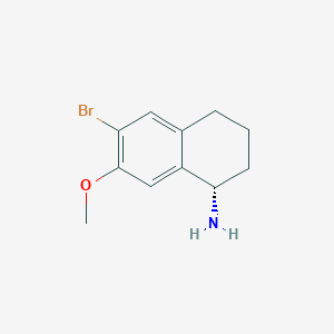 (S)-6-Bromo-7-methoxy-1,2,3,4-tetrahydronaphthalen-1-amine - 