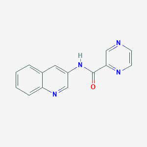 N-(Quinolin-3-yl)pyrazine-2-carboxamide - 