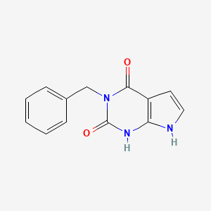 3-Benzyl-1,7-dihydro-2H-pyrrolo[2,3-d]pyrimidine-2,4(3H)-dione - 61078-81-7