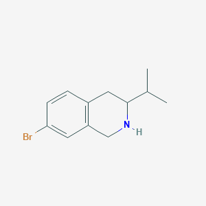 7-Bromo-3-isopropyl-1,2,3,4-tetrahydroisoquinoline - 