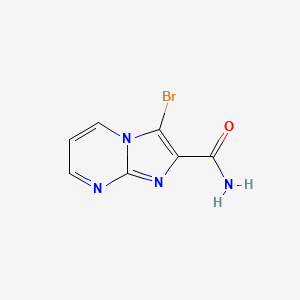 3-Bromoimidazo[1,2-a]pyrimidine-2-carboxamide - 