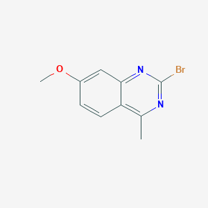 2-Bromo-7-methoxy-4-methylquinazoline - 