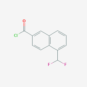 1-(Difluoromethyl)naphthalene-6-carbonyl chloride - 