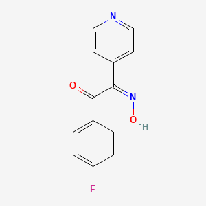 (2Z)-1-(4-fluorophenyl)-2-hydroxyimino-2-pyridin-4-ylethanone - 