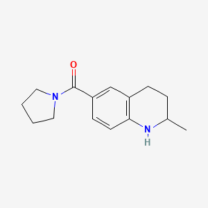 (2-Methyl-1,2,3,4-tetrahydroquinolin-6-yl)(pyrrolidin-1-yl)methanone - 