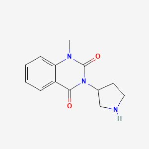 1-Methyl-3-(pyrrolidin-3-yl)quinazoline-2,4(1H,3H)-dione - 