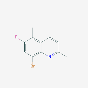 8-Bromo-6-fluoro-2,5-dimethylquinoline - 