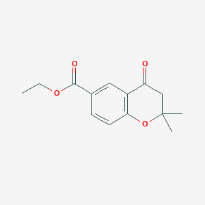 Ethyl 2,2-dimethyl-4-oxochroman-6-carboxylate - 