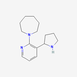 1-(3-(Pyrrolidin-2-yl)pyridin-2-yl)azepane - 