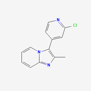 3-(2-Chloropyridin-4-yl)-2-methylimidazo[1,2-a]pyridine - 