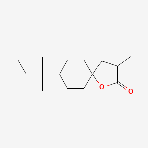 8-(1,1-Dimethylpropyl)-3-methyl-1-oxaspiro(4.5)decan-2-one - 94200-91-6