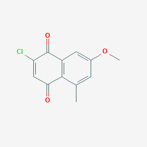 2-Chloro-7-methoxy-5-methylnaphthalene-1,4-dione - 89827-90-7