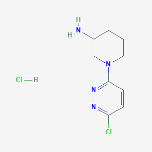 1-(6-Chloro-pyridazin-3-yl)-piperidin-3-ylamine hydrochloride - 1185310-99-9