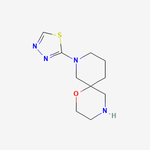 8-(1,3,4-Thiadiazol-2-yl)-1-oxa-4,8-diazaspiro[5.5]undecane - 