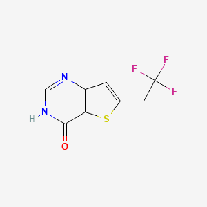 6-(2,2,2-Trifluoroethyl)thieno[3,2-d]pyrimidin-4(3H)-one - 