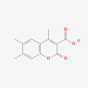 4,6,7-Trimethyl-2-oxo-2H-chromene-3-carboxylic acid - 