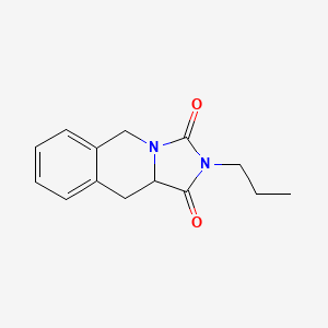 2-Propyl-10,10a-dihydroimidazo[1,5-b]isoquinoline-1,3(2H,5H)-dione - 101195-61-3