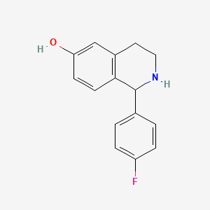 1-(4-Fluorophenyl)-1,2,3,4-tetrahydroisoquinolin-6-ol - 596791-47-8