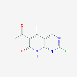 6-acetyl-2-chloro-5-methyl-8H-pyrido[2,3-d]pyrimidin-7-one - 