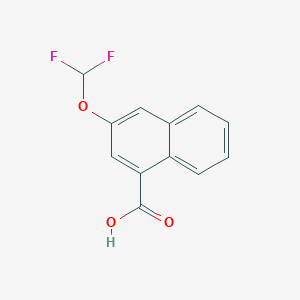 2-(Difluoromethoxy)naphthalene-4-carboxylic acid - 