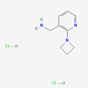 (2-(Azetidin-1-yl)pyridin-3-yl)methanamine dihydrochloride - 