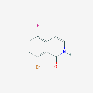 8-Bromo-5-fluoroisoquinolin-1(2H)-one - 