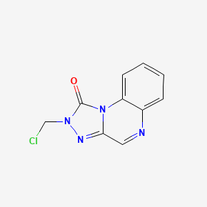 2-(Chloromethyl)[1,2,4]triazolo[4,3-a]quinoxalin-1(2H)-one - 61645-28-1