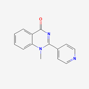 1-Methyl-2-(pyridin-4-yl)quinazolin-4(1h)-one - 60888-91-7