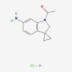 1-(6'-Aminospiro[cyclopropane-1,3'-indolin]-1'-YL)ethanone hydrochloride - 873056-10-1