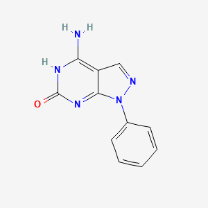 4-Amino-1-phenyl-1H-pyrazolo[3,4-d]pyrimidin-6(5H)-one - 136010-91-8